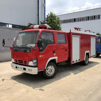 China 4X2 ISUZU 600P 3 TONS 130HP EURO 6 BRAND NEW FIRE TRUCK 3000 LITERS WATER TANKER FIRE TRUCK for sale