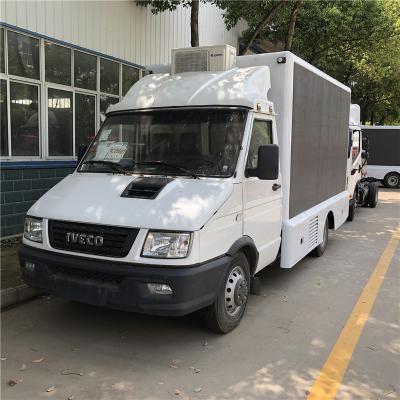 China 4X2 IVECO 3 SIDES P5 MOBILE LED ADVERTISING TRUCK ADVERTISING TRUCK FOR SALE for sale