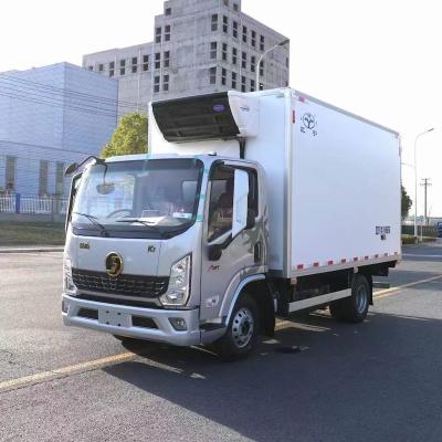 China Automatic Gearbox SHACMAN K1 Small Refrigerated Truck With CARRIER Cooling Unit for sale