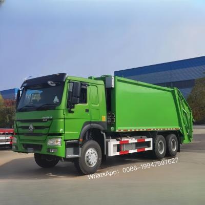 China 6X4 Right Hand Drive Garbage Truck 20-22cbm HOWO Trash Compactor Truck for sale