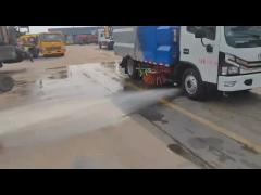 5 cbm high pressure road sweeper truck