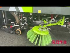 16 cbm high pressure road sweeper truck