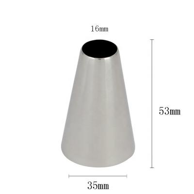 China Durable DIY Cream Kitchen Tool Extra Large Round 304 Stainless Steel Cake Spouts for sale