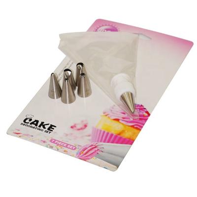 China Viable Wholesale Cake Decorating Tools Piping Bag , Small Piping Nozzles Icing Set for sale