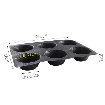 China Viable Safe Non-Toxic Cake Cup Breathable Silicone Mold Baking Cake Tools for sale