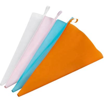 China Viable Cream Color Cookie Cake Tool Reusable Cotton Piping Bag for sale