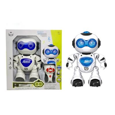 China Battery Operated Toy Kids Educational Interactive RC Robot Dancing Music Walking Smart Dance Robot for sale