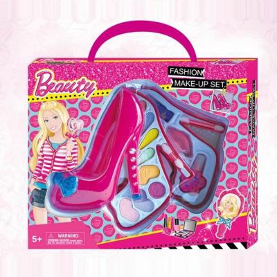 China Fashion high heel shoes type Beauty Kit Play Set Kids Girls gift cosmetic setgirl makeup type kids for wholesalers HY000162 for sale