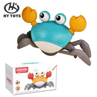 China 2020 New Arrivals Summer Electric Outdoor Pull Toy Bath Wind Crab Bathroom Walking Water Playing Game Baby Bath Toys For Children for sale