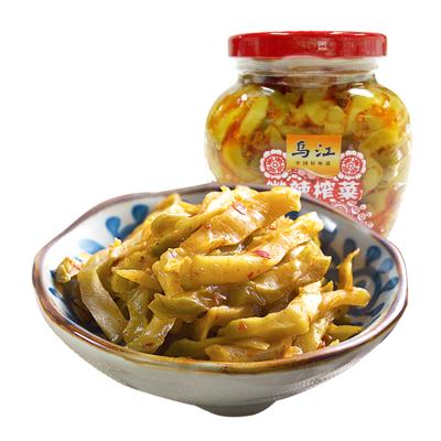 China Instant Eat Spicy Wujiang Flavor Mustard Tuber 300g Bottled for sale