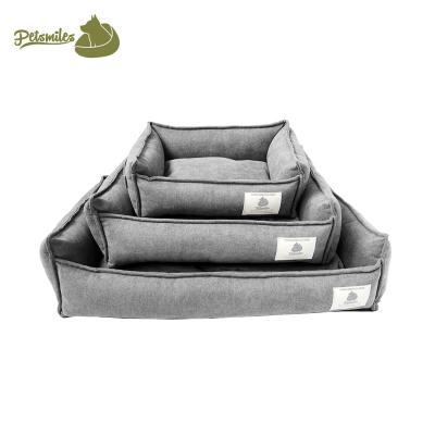 China Waterproof Soft Warm Memory Foam Designer Pet Sofa Bed Plush Pet Bed Felt Sofa For Dogs for sale