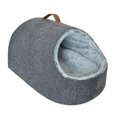 China 2020 China popular travel best-selling pet bed cat igloo cat bed for sale