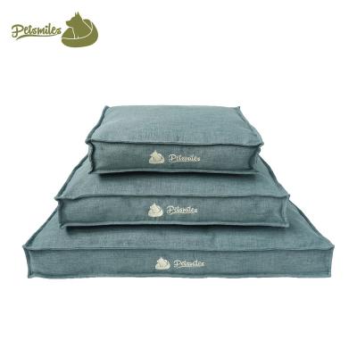 China Custom Waterproof Luxury Memory Foam Dog Bed Cushion Orthopedic Pet Cushion for sale