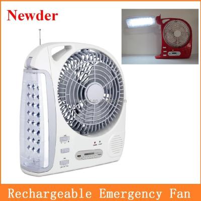 China AC Plastic Dc Rechargeable 8 Inch Tabletop Fan MODEL 283UL for sale