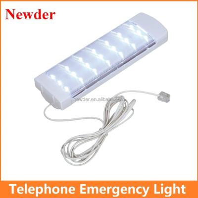 China Be exhausted for indoor or outdoor lighting LED emergency lamp light by using telephone line power MODEL 715L for sale