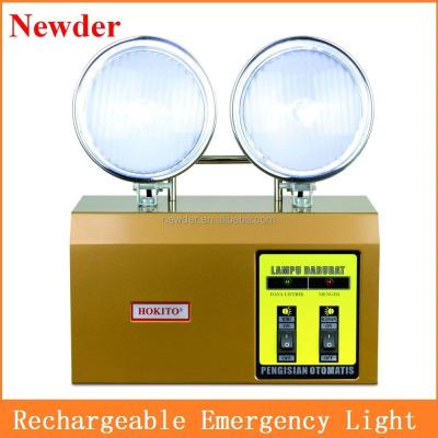 China Be used for indoor or outdoor lighting twin spot battery rechargeable emergency led light MODEL 7032L for sale