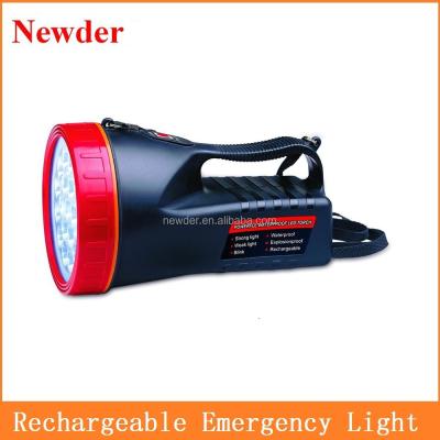 China Most Powerful Rechargeable Led Flashlight , Emergency Torch Light MODEL 205L 21x12.5x12.5cm for sale