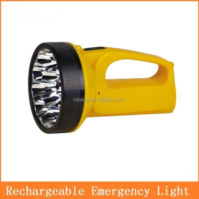 China Rechargeable led torch with MODEL 3315-15 17x10.5x10.5 cm of 15 LEDs for sale