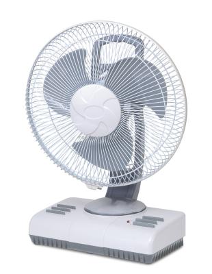 China 12 Inch Emergency Plastic Rechargeable Fan With Battery Operated for sale