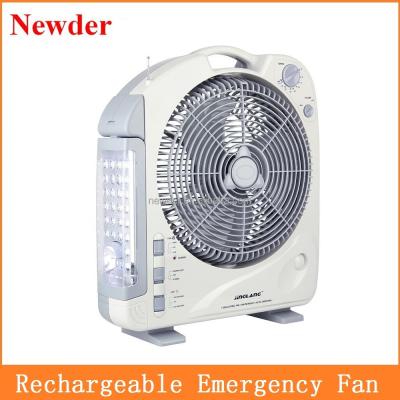 China Plastic Rechargeable Solar Powered Fans For Camping , Solar Camping Fans for sale