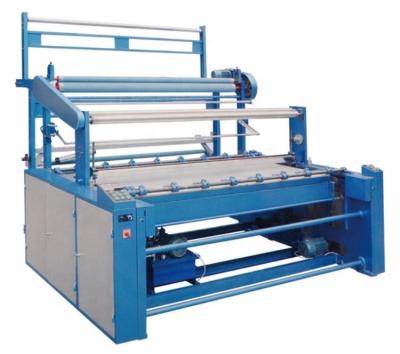 China Easy operation automatic fabric tensionless hydraulic lifting folding machine for textile manufacturer and deying factory for sale