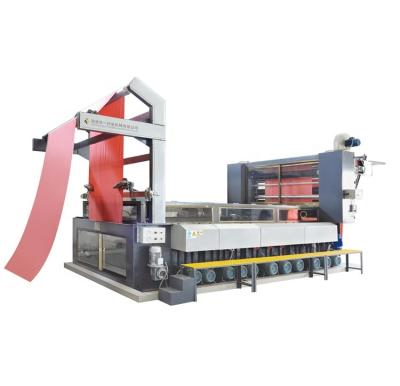 China Horizontal type woven fasbric fully automatic cotton fabrics PLC control woven carbon fiber peachine machine for factory printing and dyeing for sale