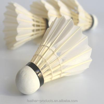 China Professional tournament DNA badminton shuttlecock goose feather badminton for badminton shooting machine for sale