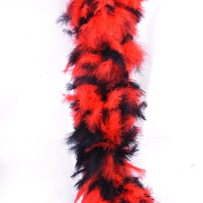 China cnfeather Low Price Handmade Turkey Boa Rainbow Cheap Feather Boa for sale