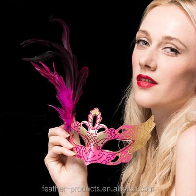 China Fashionable Ball Mask Feather Party Masks For Sale - China Supplier M-9067 for sale