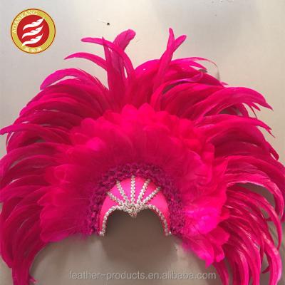 China Large Cosplay Feather Mask Handsome Mask Masquerade Half Face Headdress for sale