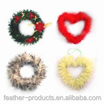 China Green feather flower environmental protection flower decorative garland for sale