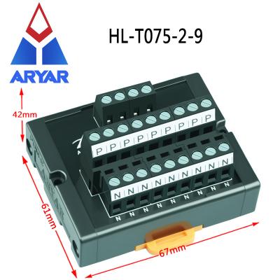 China Automotive Common T075 Terminal Block MWS-B3102 2 Channel To 9 Channel Power Board for sale