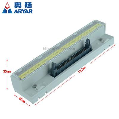 China Dual IDC50 2.0mm Automotive Male Header Breakout Panel, Screw Terminal Connector M-TB50 for sale