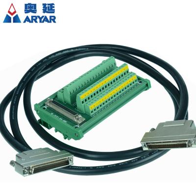 China Breakout Board SCSI68 68-Pin DB Type Automotive Terminal Module Female Connector for sale