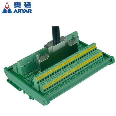 China Automotive SCSI100 Adapter Panel Relay Terminal Block Rail Mount Compatible with ADAM-39100 and DIN-100S-01 for sale