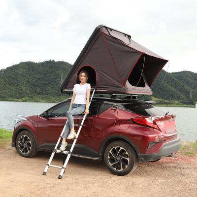 China Straight Tie Type Shell Roof Top Tent Camper Hard For Car Roof Top Tent Roof Top Tent for sale