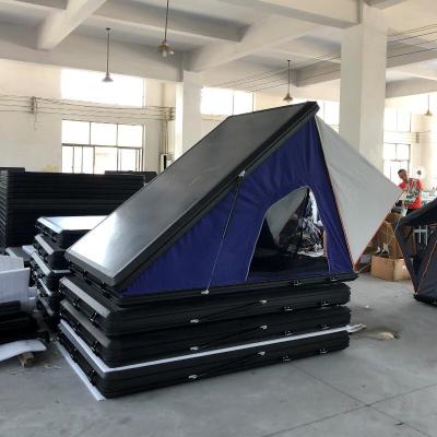 China 2021 Outdoor Auto Hardshell Suv 4X4 Hardshell Auto Rooftop Motorhome Tent 4 Person Caravan Roof Top Shell 4 Person Straight Tying Type for sale