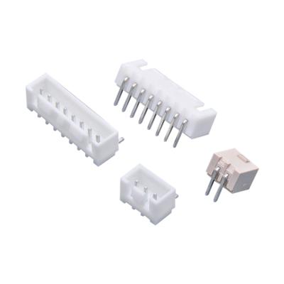 China DIP 2.5mm Pitch 2-16P Curved Needle DIP Latch Connector Wire-to-Panel Connector for sale