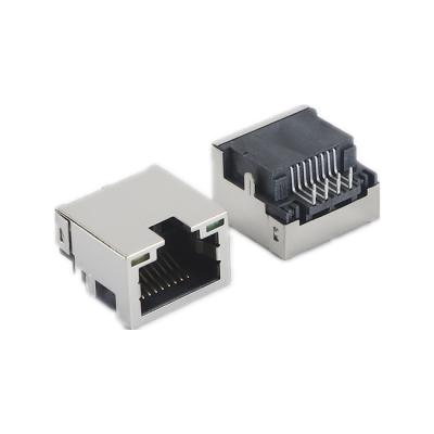 China DIP RJ45 Connector D-2 Network Port Sink Plate 4.2 With Light And Shield DIP for sale