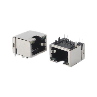 China DIP RJ45 MINI 5JA1X1 ​​Connector With 8P8CDDK Light Shield for sale