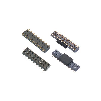 China PCB 2.0 Pitch Dual Row PCB Header Female ConnectorSMT for sale