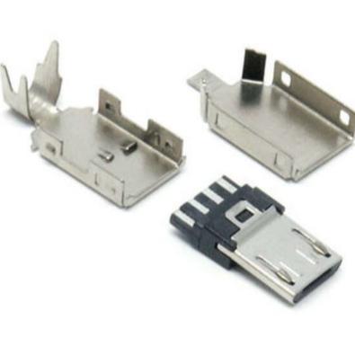 China Wire USB Connector Tail 5P MICRO Three Piece Connector for sale