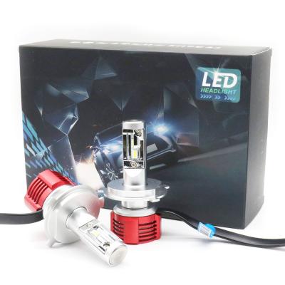 China Die Cast Aluminum Housing Newly Released Cooling LED Headlight Car LED Bulbs For LED Lights 80W 8000 Lumens 9005 9006 H4 H7 LED Headlight Bulbs for sale