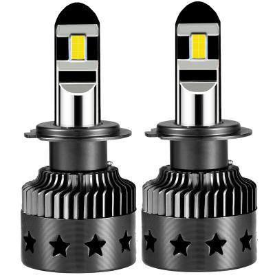 China car h7h1led headlight bulb 120w high power far and near double beam lamp laser headlight 3 for sale