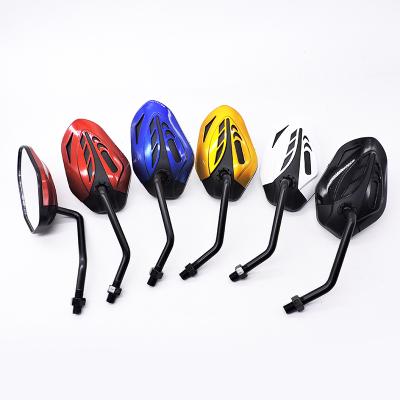 China Plastic Iron Pole Shell Shipping And Handling - Wholesale Custom Side Rear View Mirror Motorcycle Scooter Motorcycle 2666 Motorcycle Rear View Mirror Decoration Mirror for sale