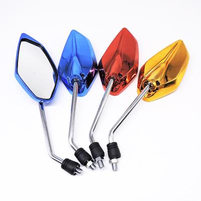 China Plastic Iron Pole Shell Shipping And Handling - Wholesale Custom Side Rear View Mirror Scooter Motorcycle 2672-YH Motorcycle Rear View Mirror Decoration Mirror for sale