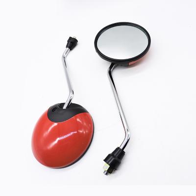 China Plastic Iron Pole Shell Shipping and Handling - Wholesale Custom Side Mirror Scooter Motorcycle 2550 Motorcycle Rear View Mirror Decoration Mirror for sale