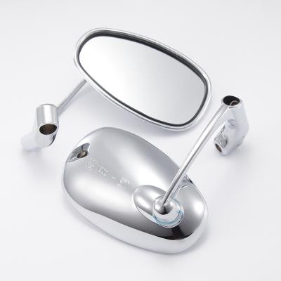 China Plastic Iron Pole Shell Shipping And Handling - Wholesale Custom Side Mirror Scooter Motorcycle 2037 Motorcycle Rear View Mirror Decoration Mirror for sale