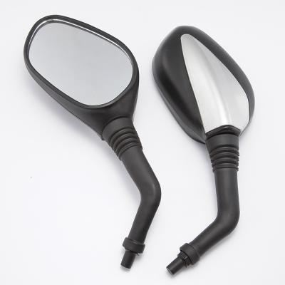 China Iron Plastic Post SHELL Shipping and Handling - 1216 Customize Motorcycle Bike Scooter Side Mirror Motorcycle Rear View Mirror Decoration Wholesale Mirror for sale