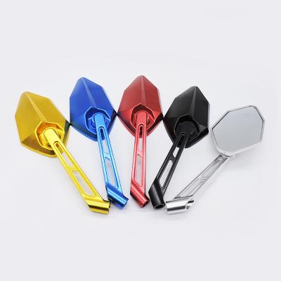 China Aluminum Alloy Shipping & Handling - Wholesale Custom Side Rear View Mirror Motorcycle Scooter Motorcycle 6010 Motorcycle Rear View Mirror Decoration Mirror for sale